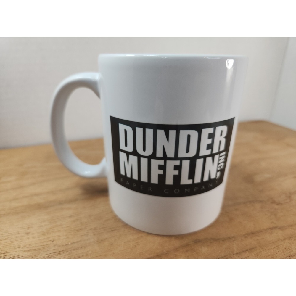 The Office Mug Dunder Mufflin Paper Company On Both Sides Coffee Mug White NEW